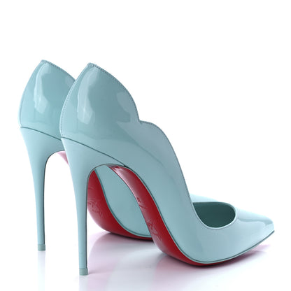 Christian Louboutin Patent Hot Chick 100 Pumps 37 Bermuda 4 of 7