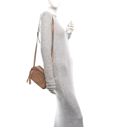 Gucci Pebbled Calfskin Small Soho Disco Bag Rose Beige 2 of 10