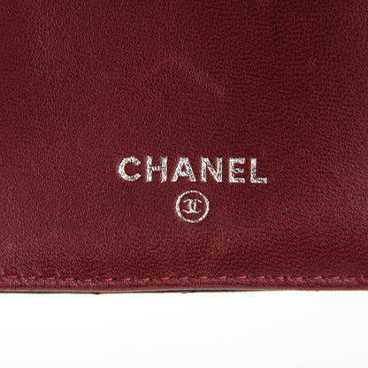 Chanel Lambskin Quilted Large Flap Wallet Black 5 of 8