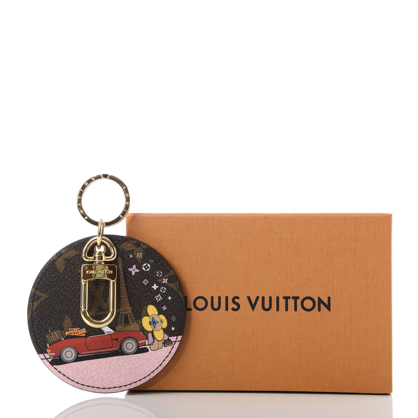Monogram 2019 Christmas Animation Paris Bag Charm Key Ring