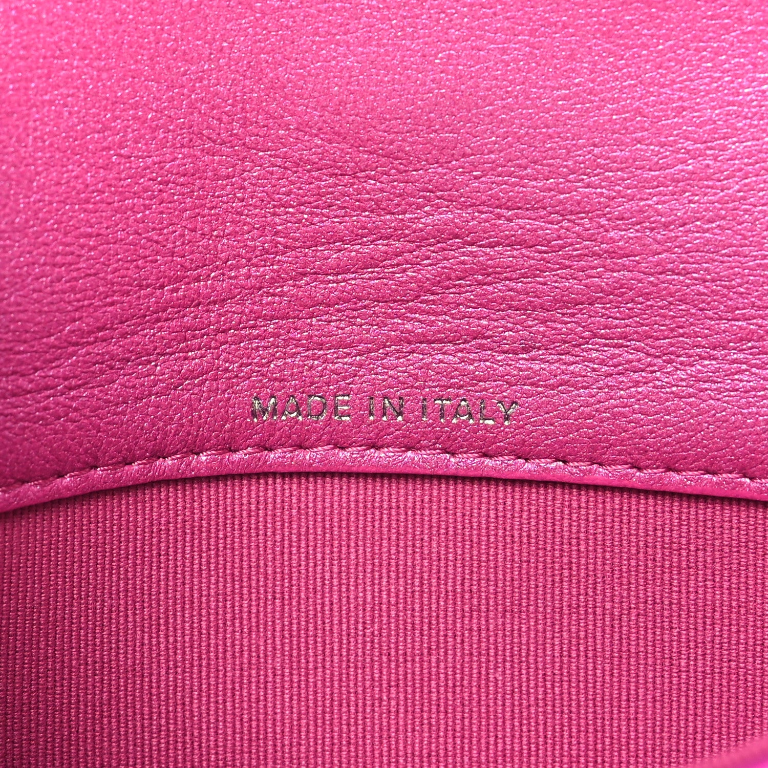 Chanel Patent Lambskin Quilted CC Hook Card Holder Pink 7 of 11