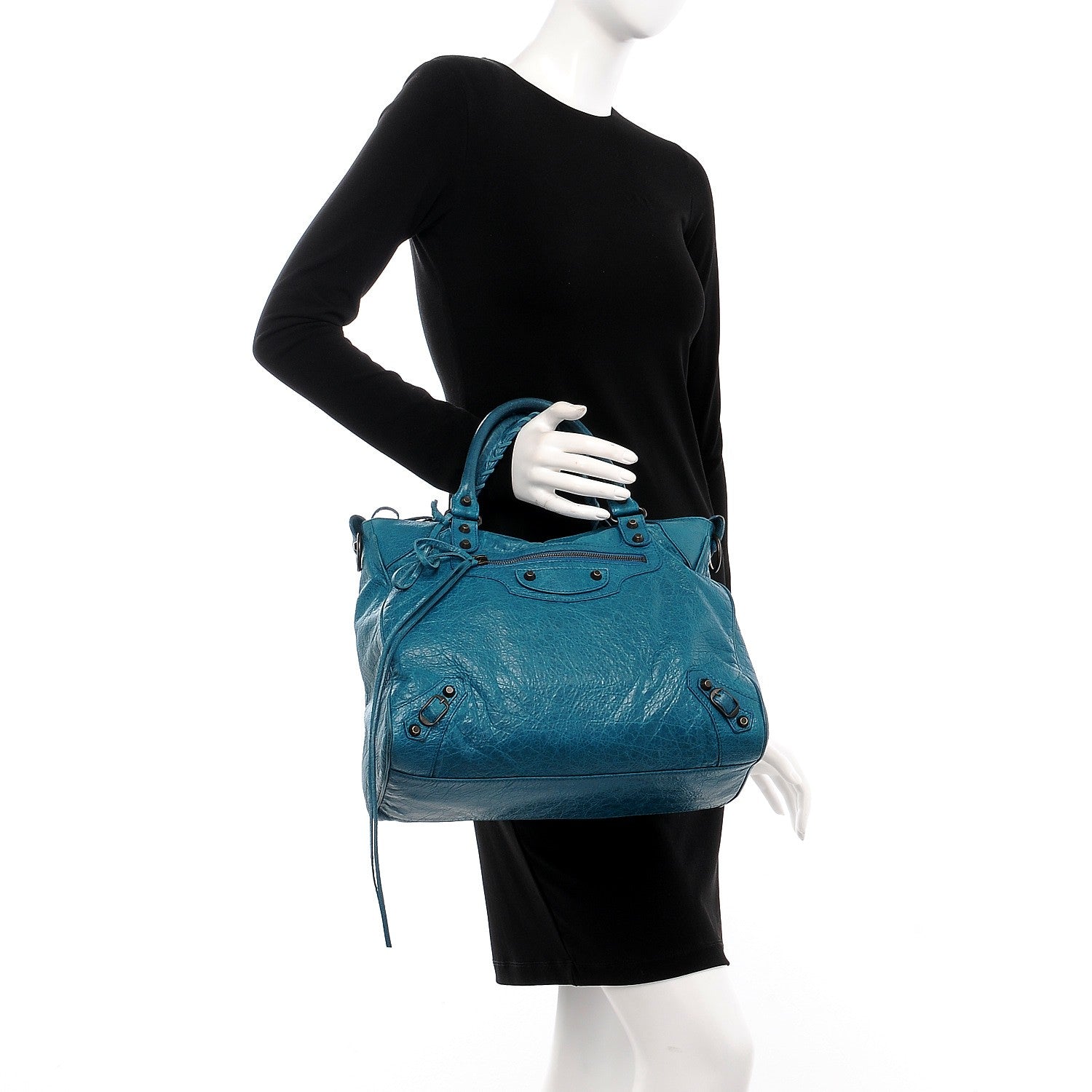Balenciaga Agneau Classic Hardware Velo Lagon 3 of 11