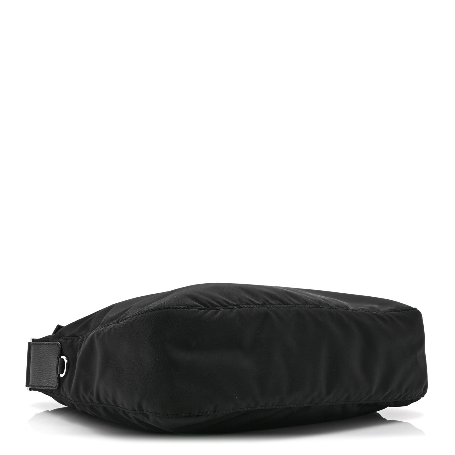 Prada Re-Nylon Vela Saffiano Pocket Double Zip Messenger Bag Black 4 of 10
