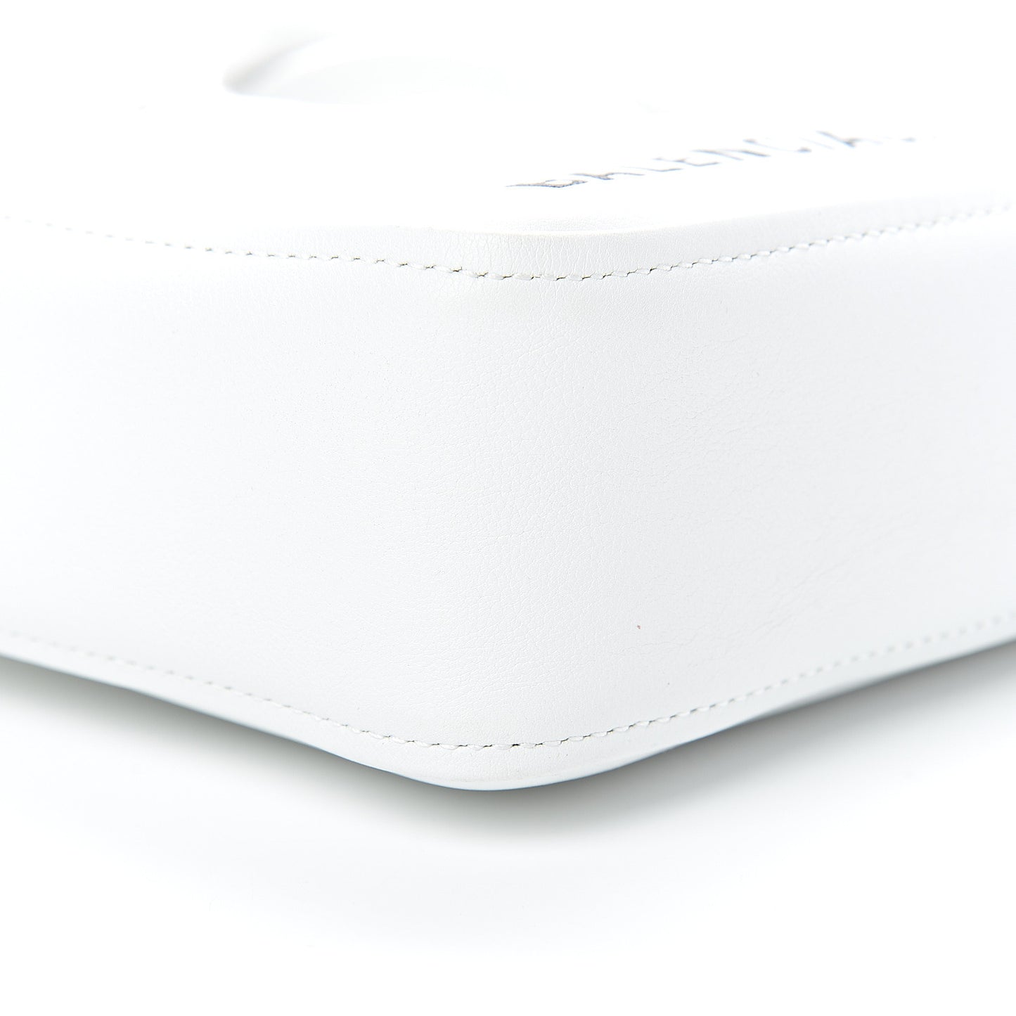 Calfskin XS Triangle Duffle White