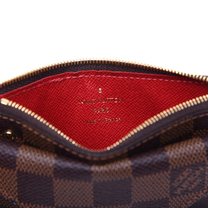 Louis Vuitton Damier Ebene Recto Verso Card Holder Red 8 of 11