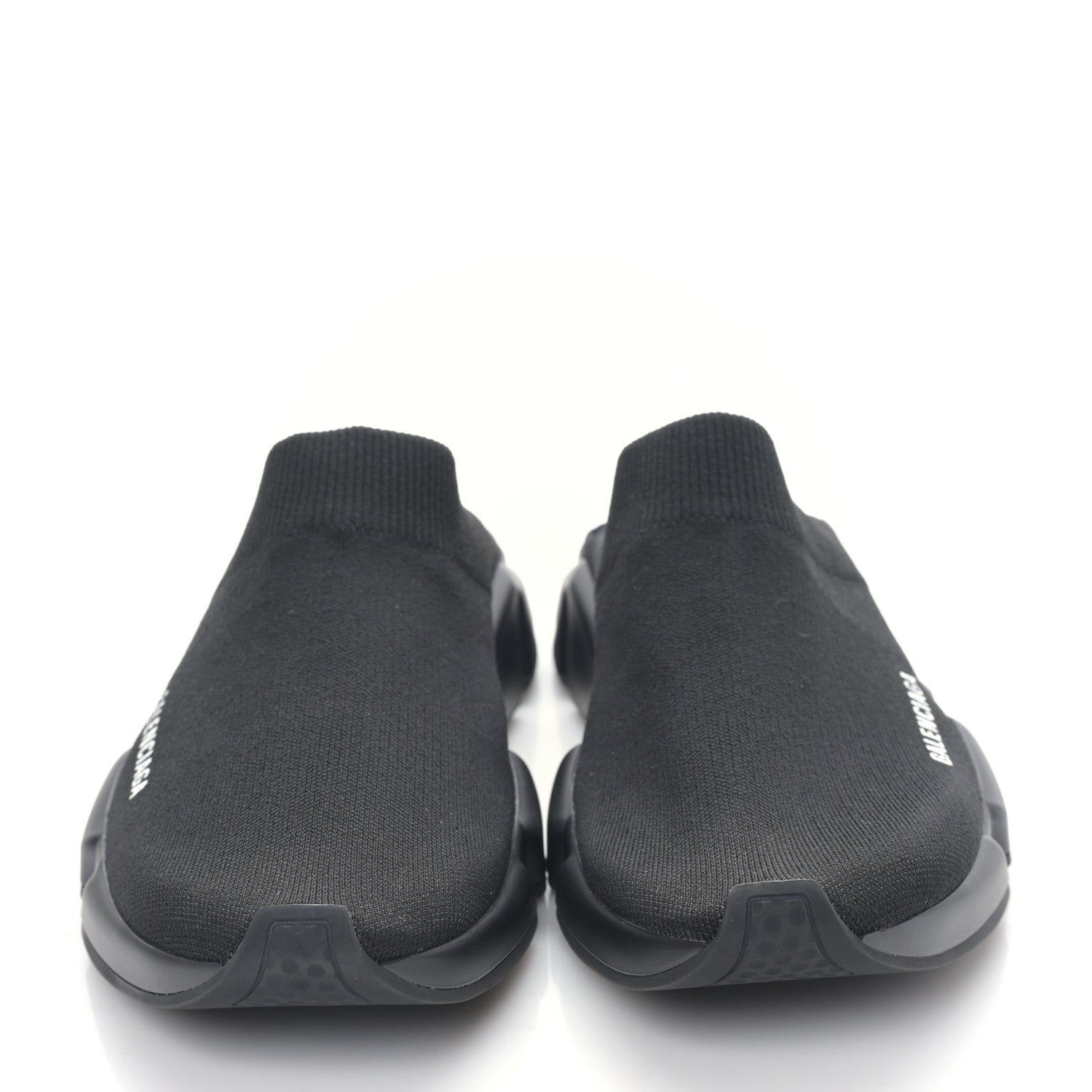 Balenciaga Neoprene Knit Womens Speed Sneakers Mules 44 Black 2 of 7