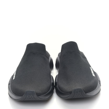 Balenciaga Neoprene Knit Womens Speed Sneakers Mules 44 Black 2 of 7
