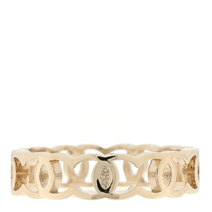 Chanel Metal CC Ring 6 52 Gold 3 of 5