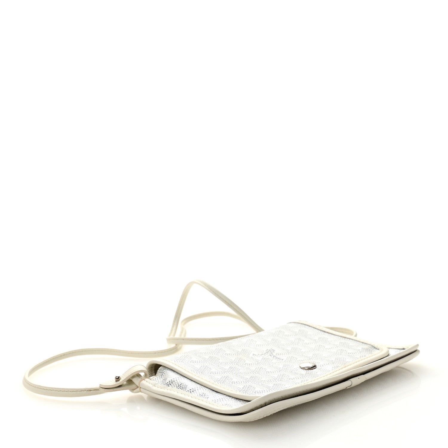 Goyard Goyardine Plumet Wallet Clutch White 4 of 9