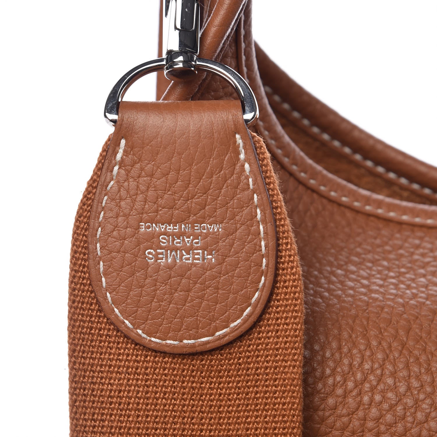 Hermes Taurillon Clemence Evelyne III PM Gold 8 of 8