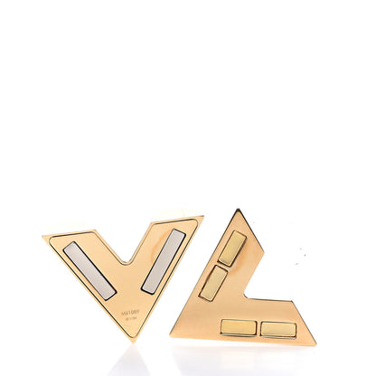 Louis Vuitton Essential V Brooch Gold 3 of 3