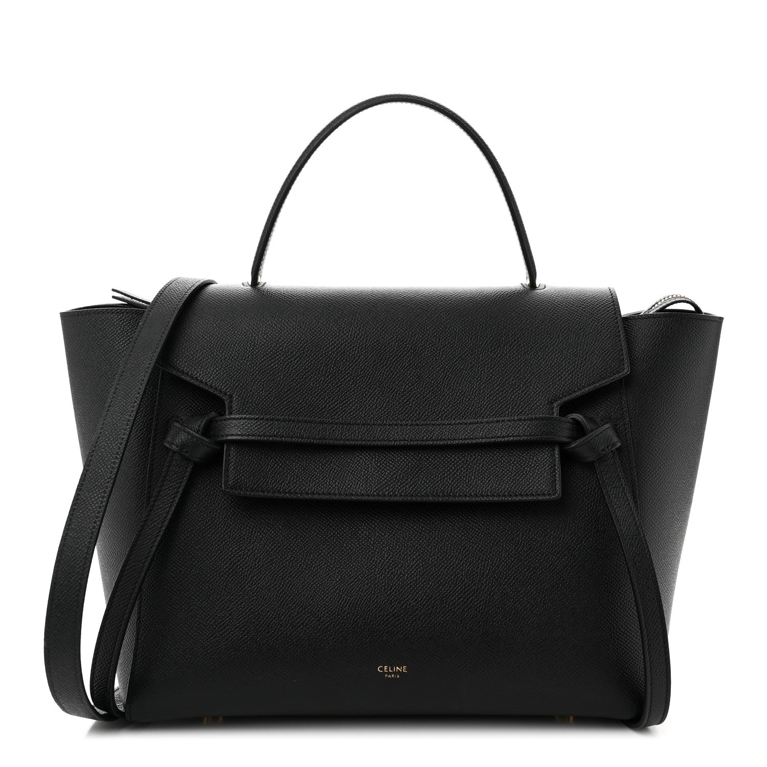 Celine Grained Calfskin Mini Belt Bag Black 1 of 11