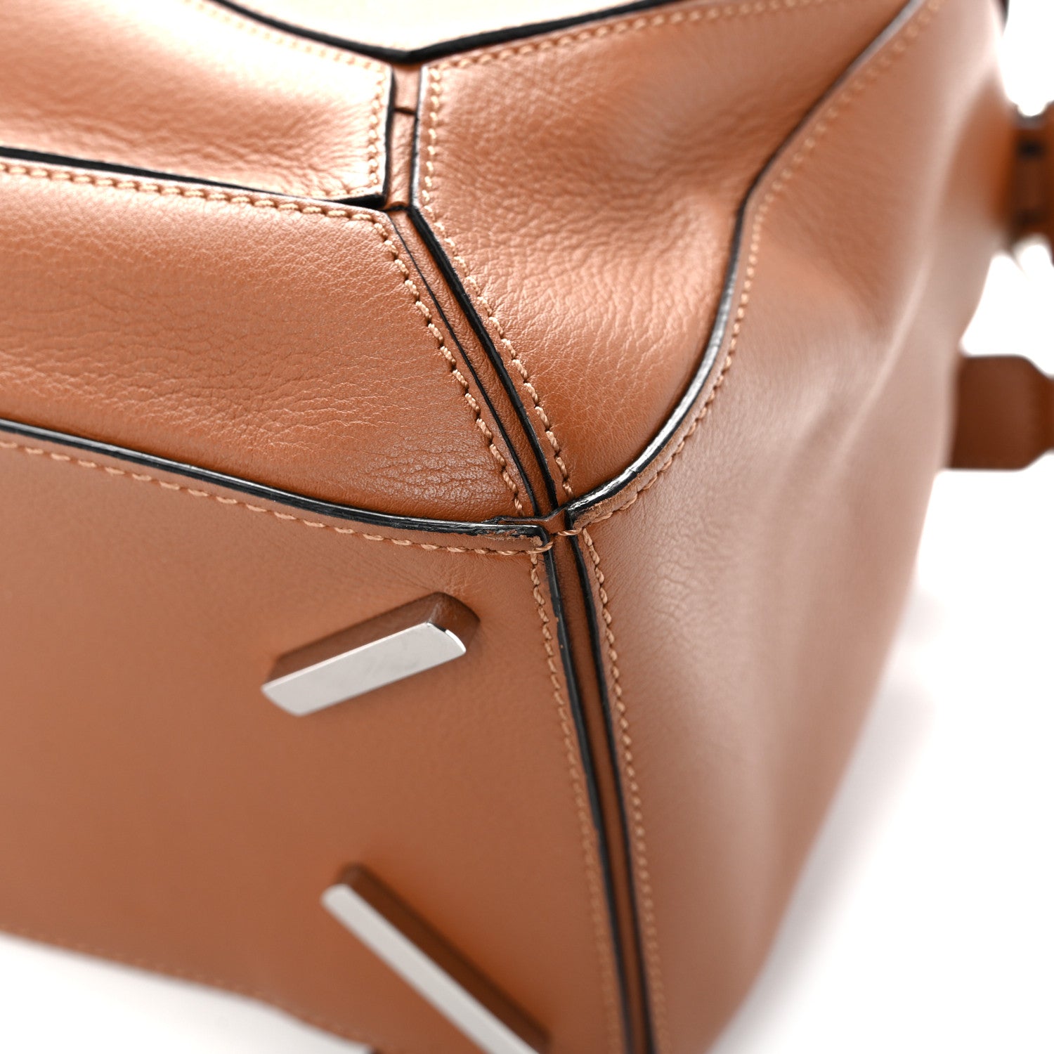 Loewe Calfskin Medium Puzzle Bag Tan 14 of 15