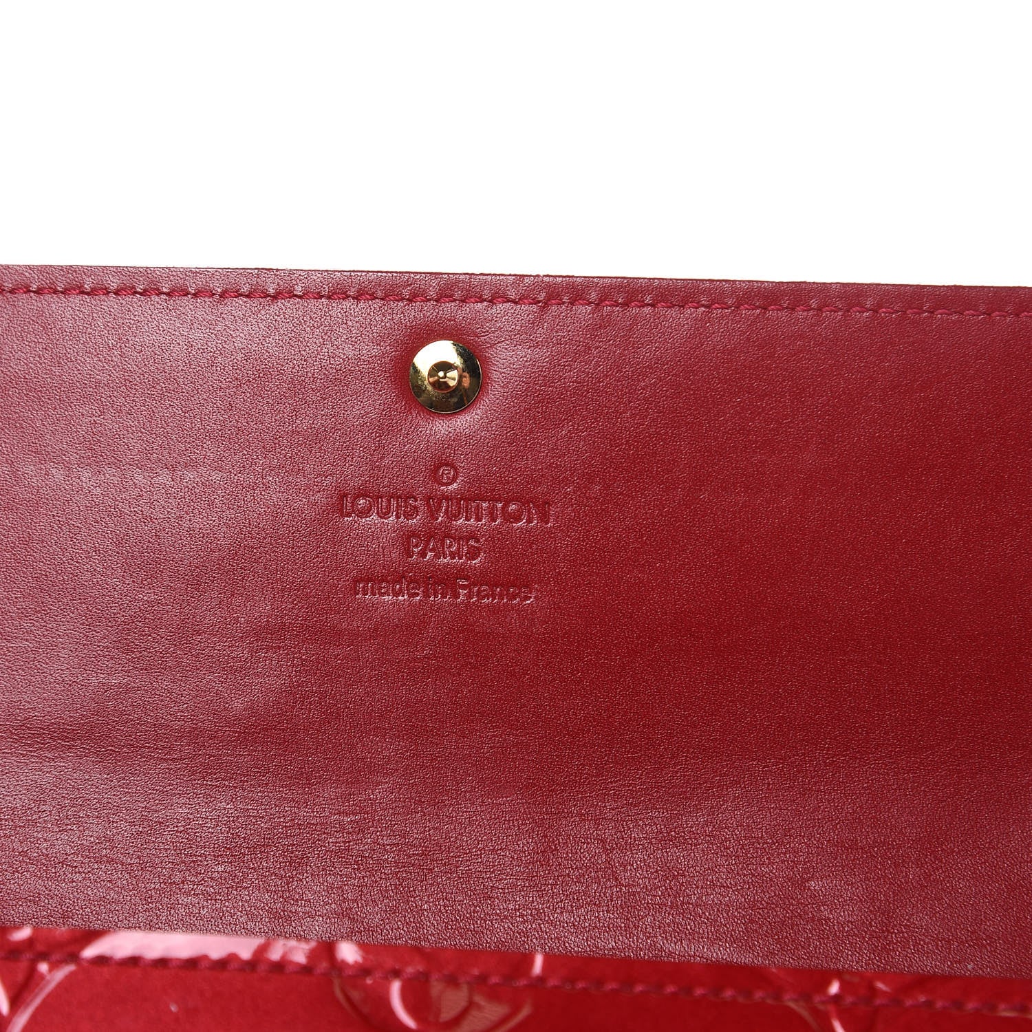 Louis Vuitton Vernis Sarah Wallet Pomme D'Amour 6 of 11