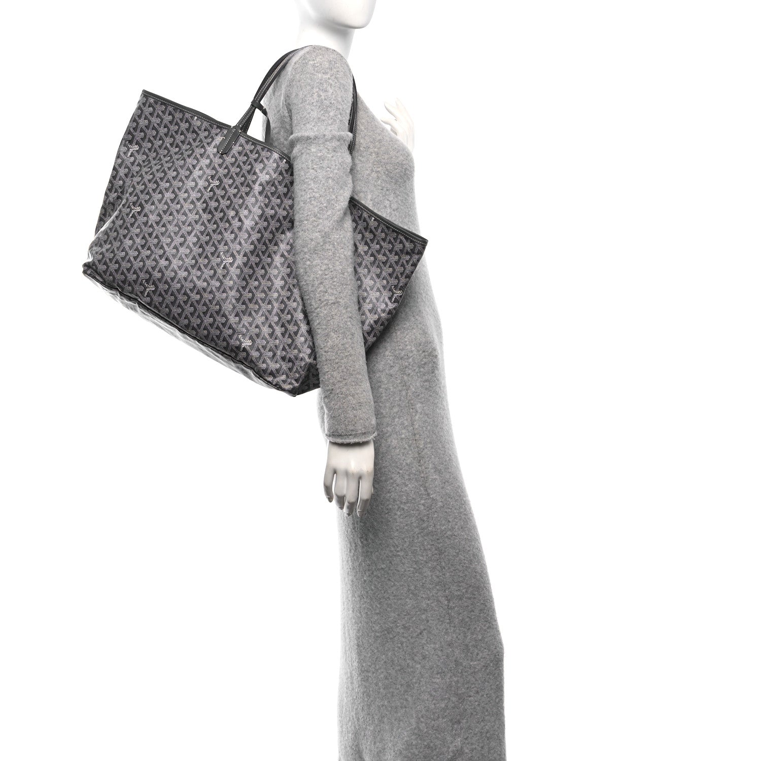 Goyard Goyardine Saint Louis GM Grey 3 of 11
