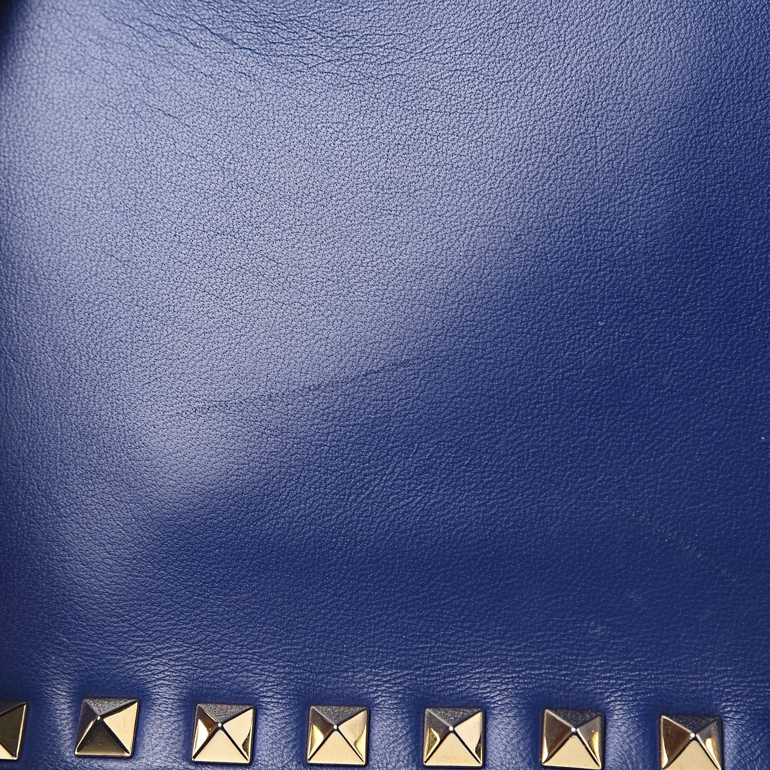 Valentino Garavani Nappa Rockstud Wristlet Clutch Navy 10 of 14