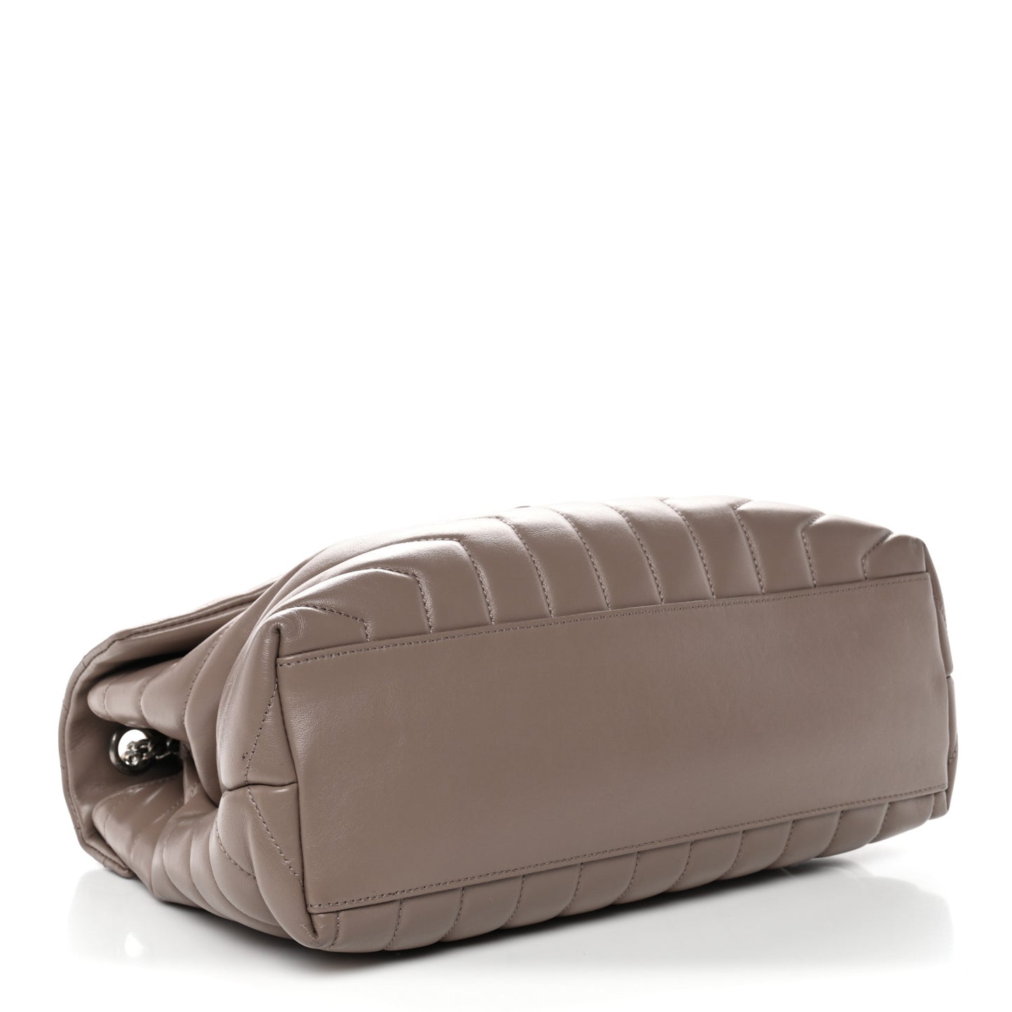 Calfskin Y Quilted Monogram Medium Loulou Chain Satchel Mink