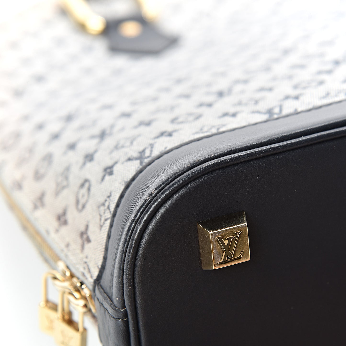 Mini Monogram Alma Haut Tote Blue