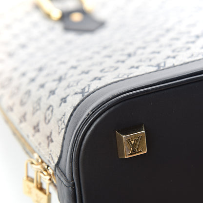 Louis Vuitton Mini Monogram Alma Haut Tote Blue 14 of 16