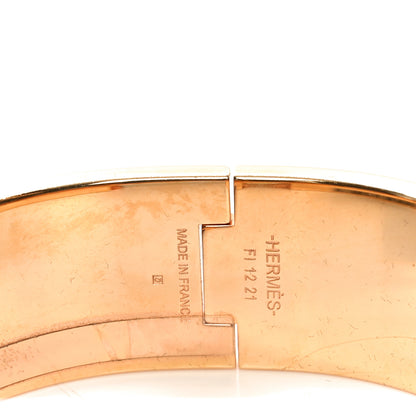 Hermes Enamel Wide Print Cliquetis Clic Clac H Bracelet PM Songe Nuit 4 of 5