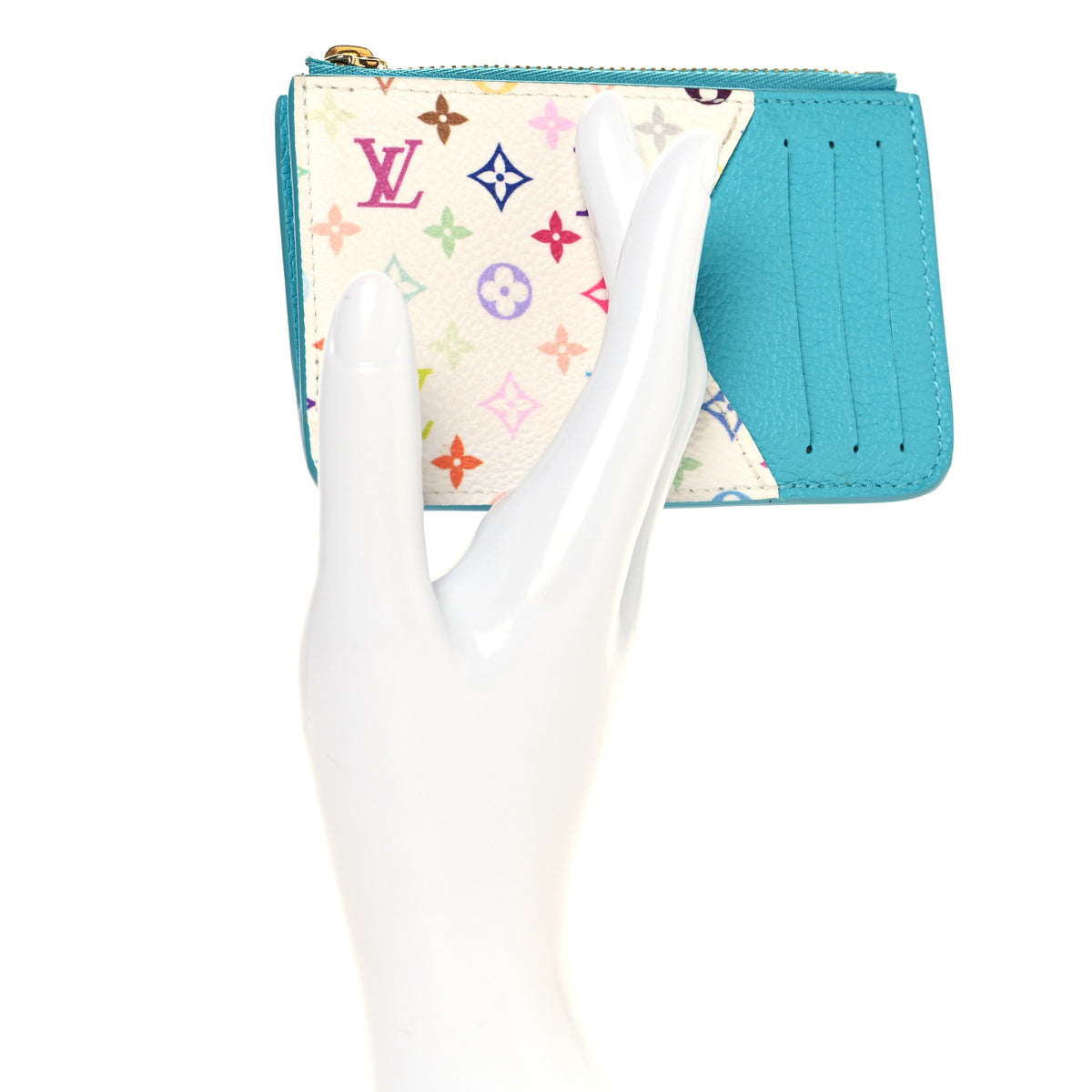 LV X TM Monogram Romy Card Holder Kabira Blue