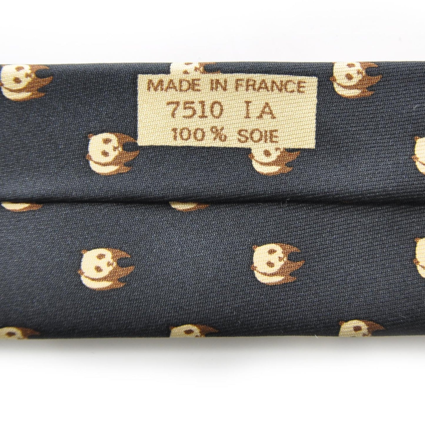 Silk Twill Panda Neck Tie