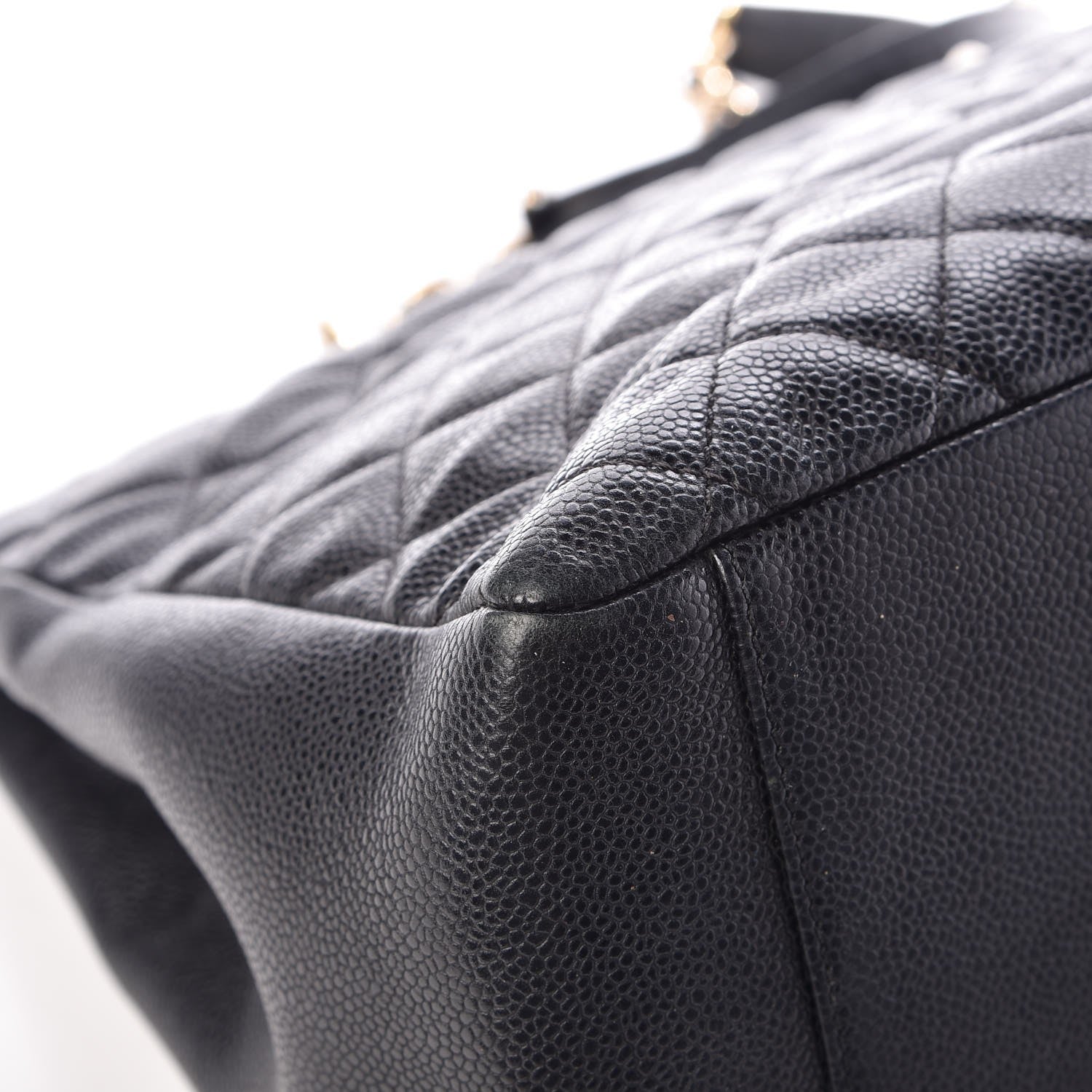 Chanel Caviar Quilted Grand Shopping Tote GST Black 8 of 12
