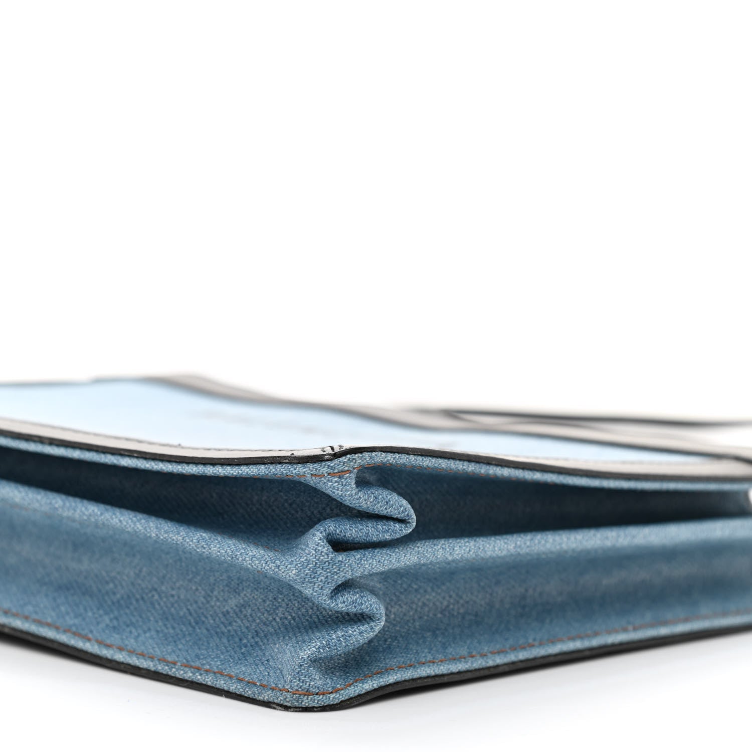 Balenciaga Denim Pochette Crossbody Bag Blue 9 of 9