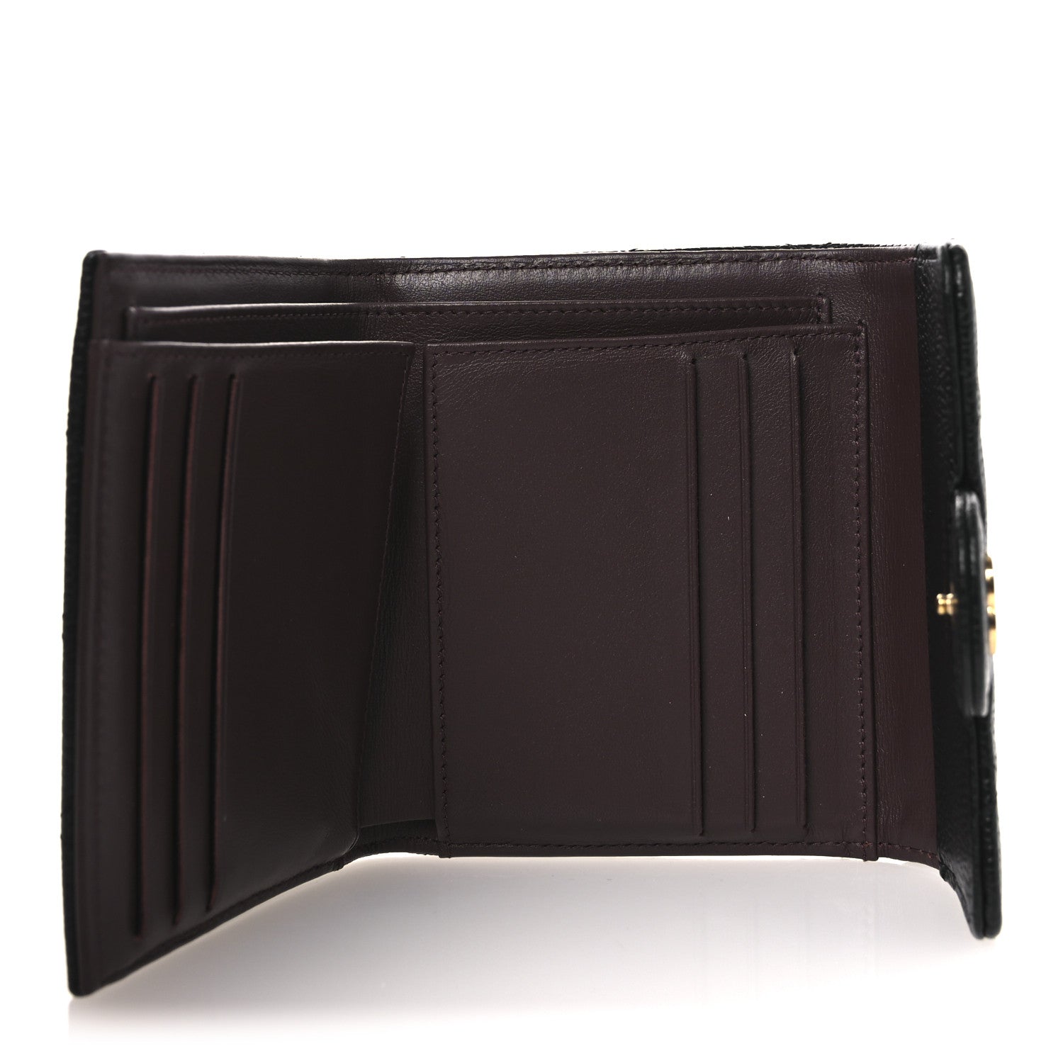 Chanel Caviar Quilted Compact Flap Wallet Black 5 of 10