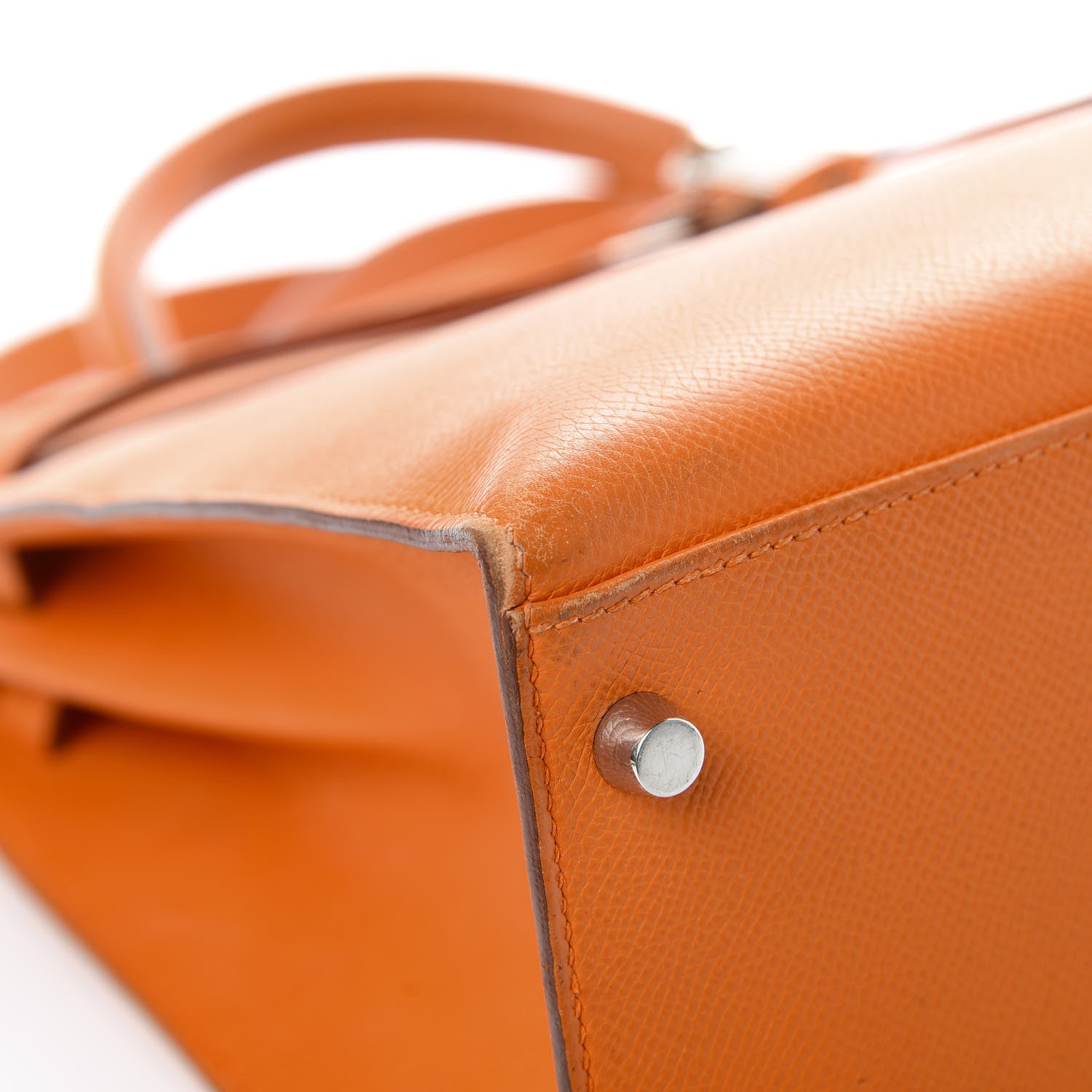 Hermes Epsom Kelly Sellier 35 Orange 9 of 21