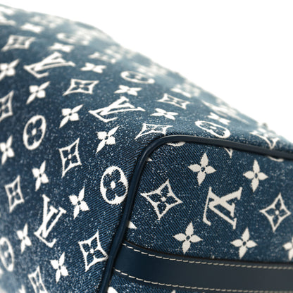 Louis Vuitton Monogram Jacquard Denim Speedy Bandouliere 25 Bleu 12 of 13