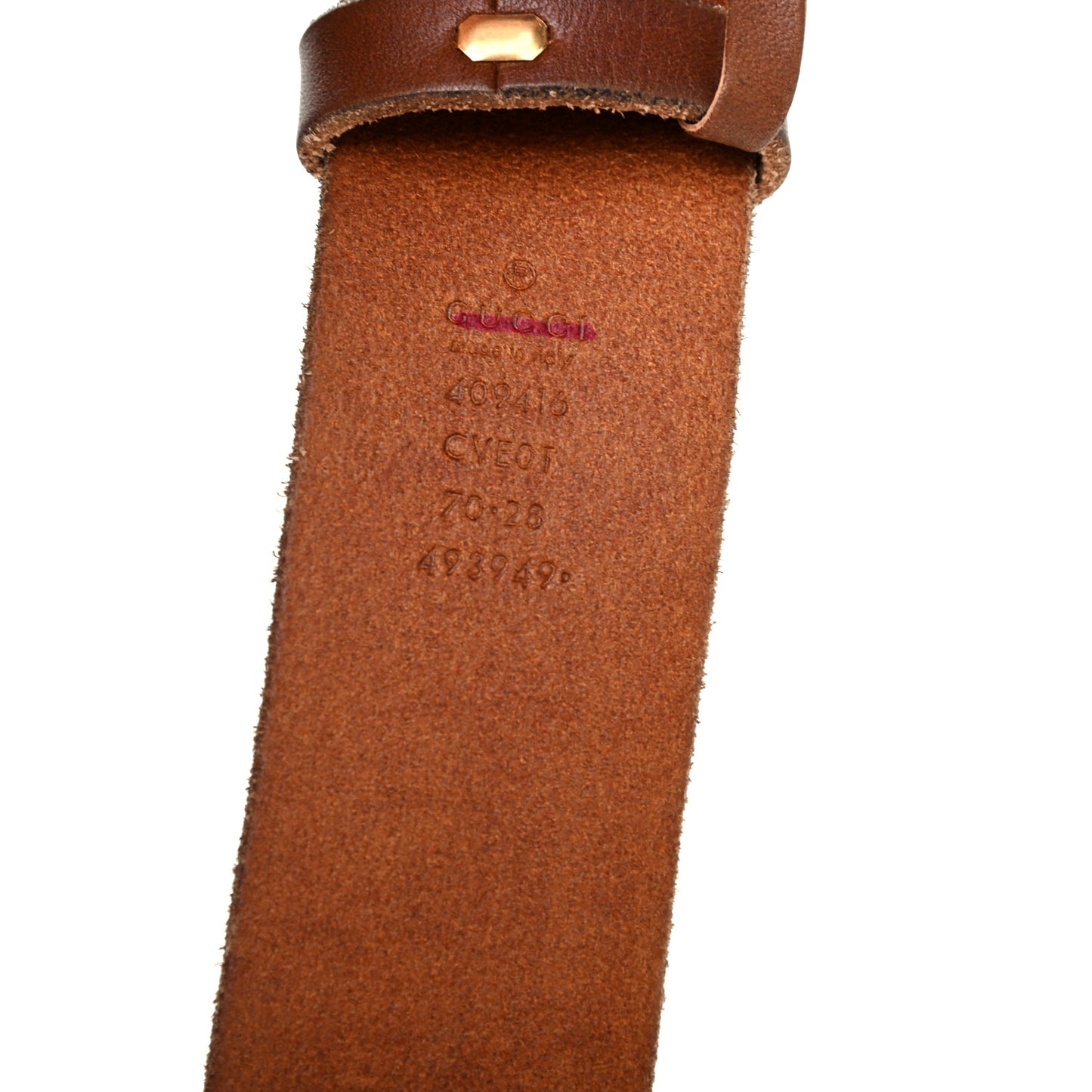 Faded Calfskin Double G 40mm Belt 70 28 Cuir