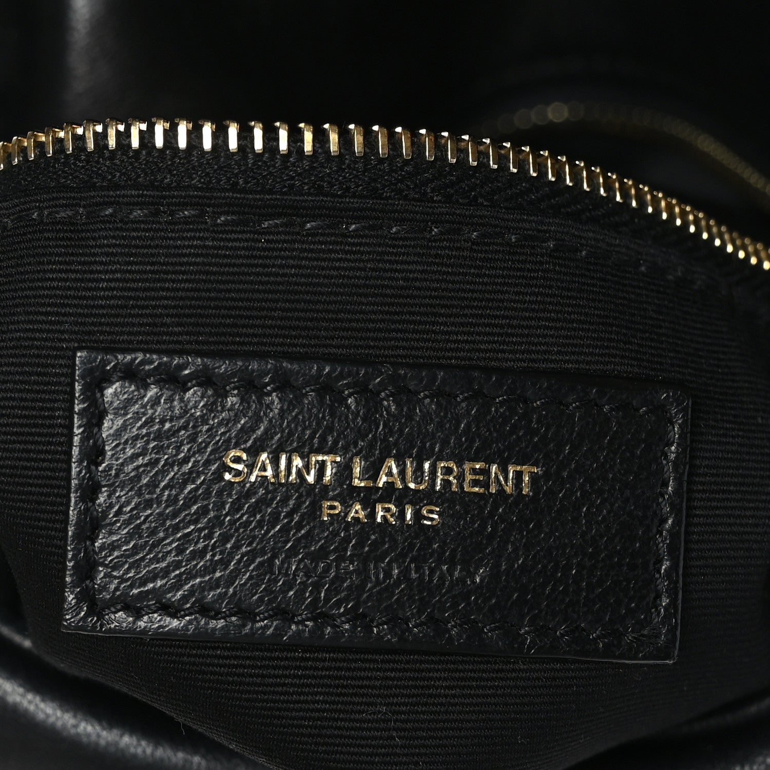 Saint Laurent Lambskin Quilted Small Loulou Puffer Monogram Chain Satchel Black 6 of 9