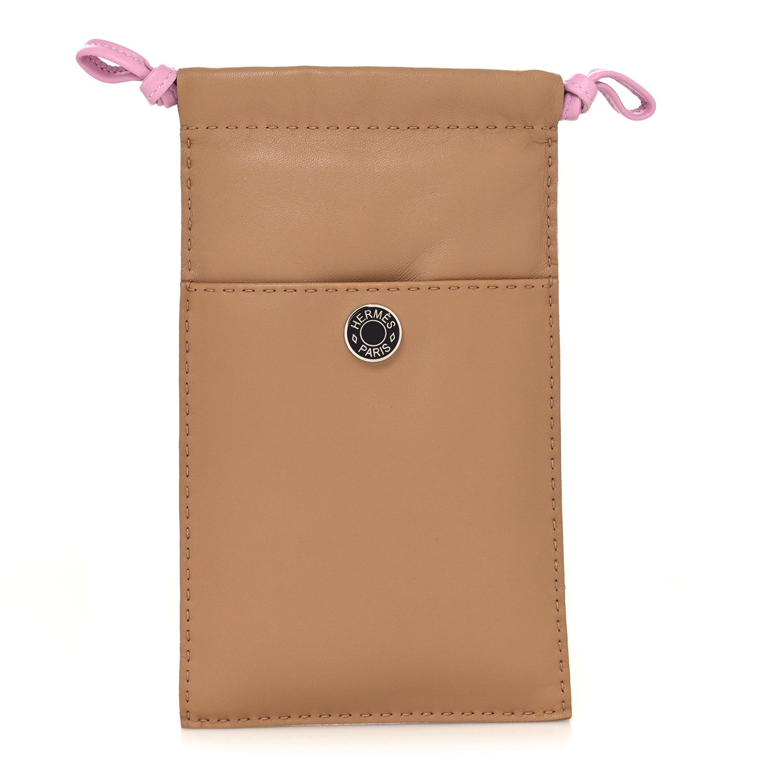 Hermes Milo Lambskin Swift Pilo Phone Case Chai Mauve Sylvestre 1 of 9