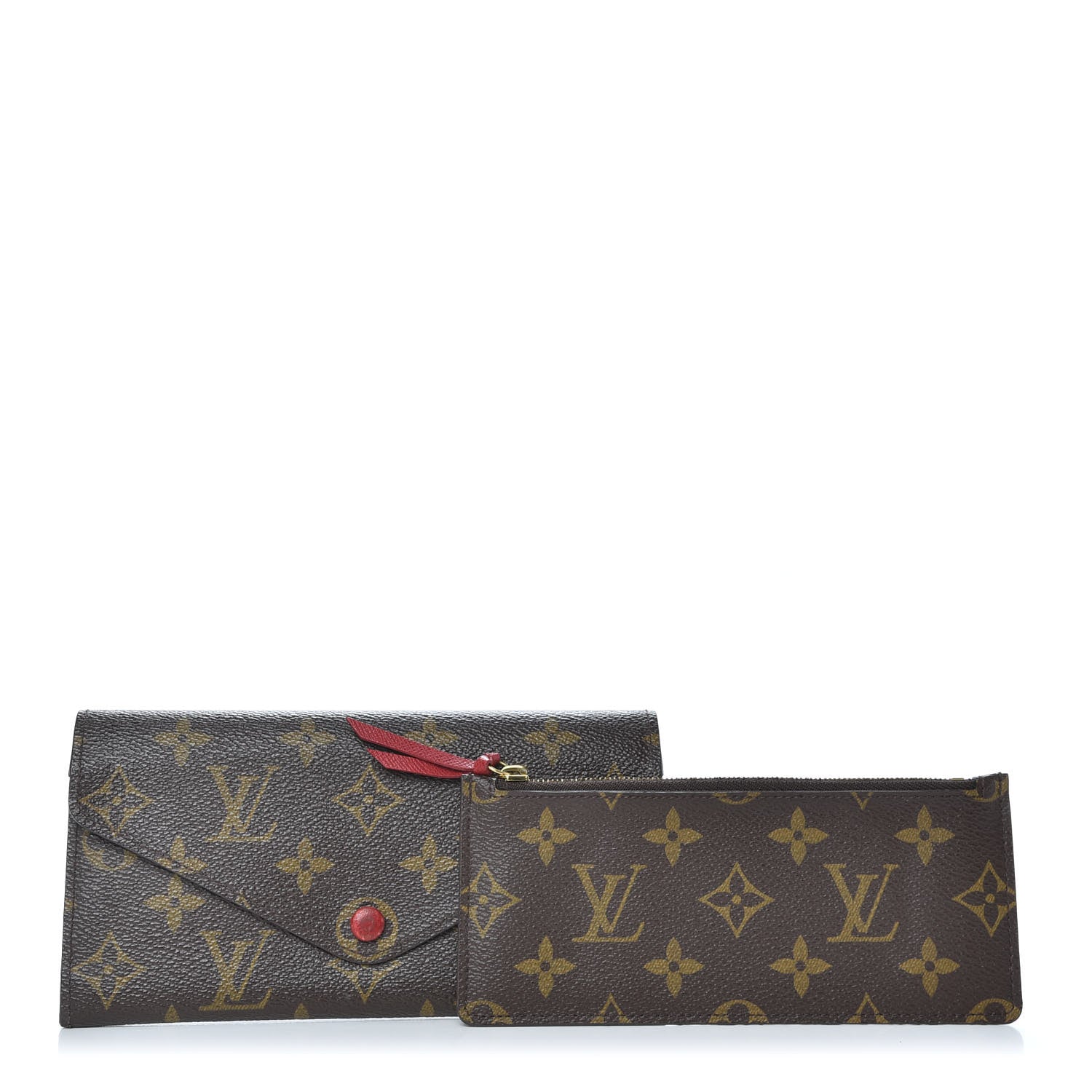 Louis Vuitton Monogram Josephine Wallet Red 1 of 7