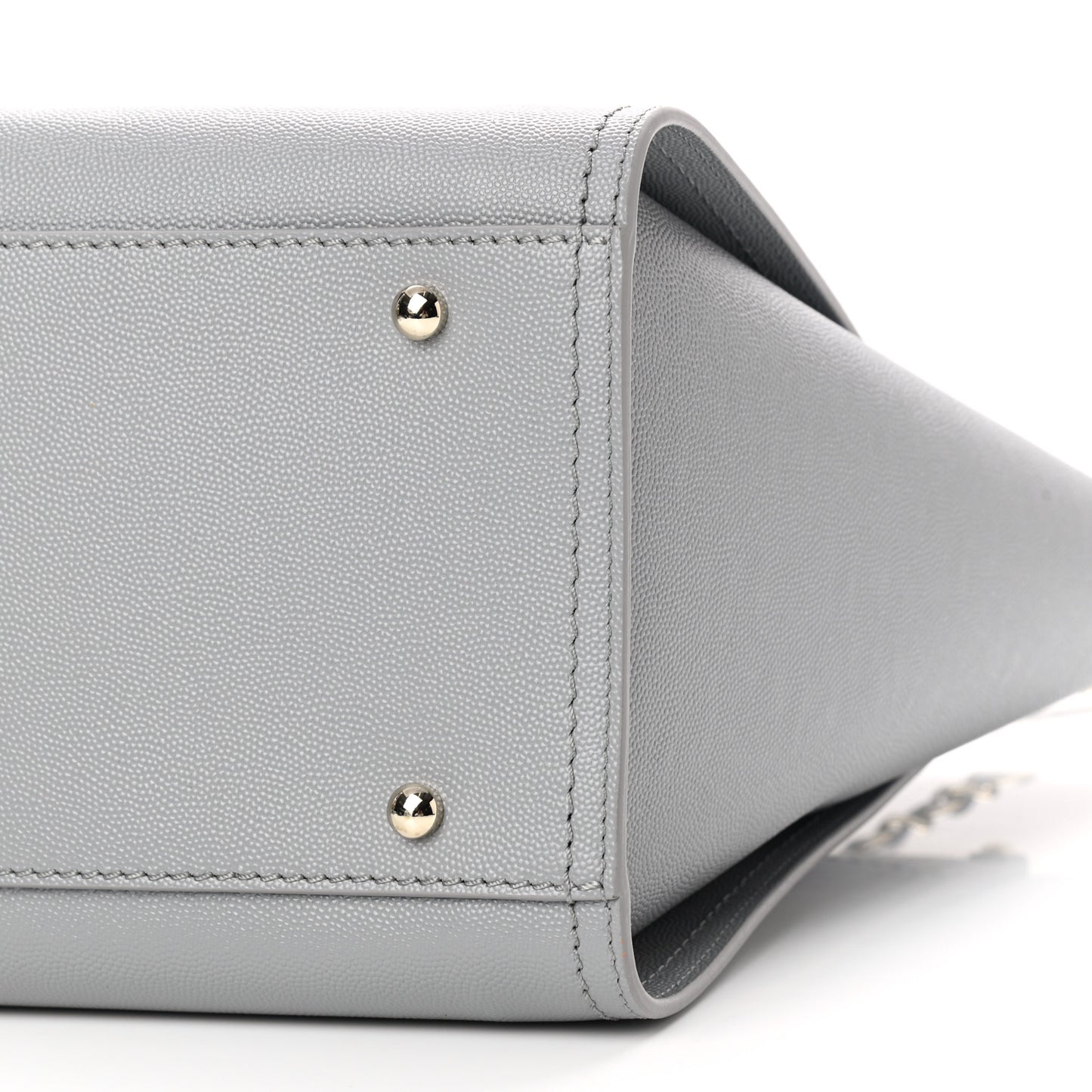 Caviar Studded Small Deauville Tote Grey