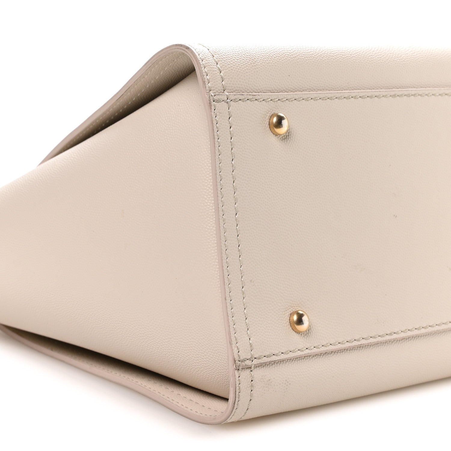 Chanel Caviar Small Studded Deauville Tote Ivory 9 of 10