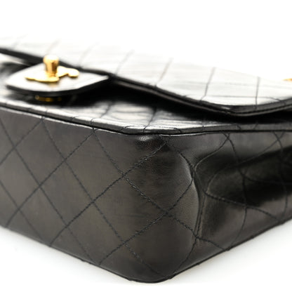 Chanel Lambskin Quilted Medium Double Flap Black 10 of 10