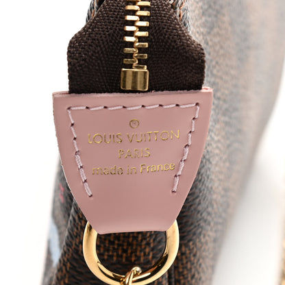 Louis Vuitton Damier Ebene 2020 Christmas Animation Big Wheel Mini Pochette Accessories Rose Ballerine 6 of 7