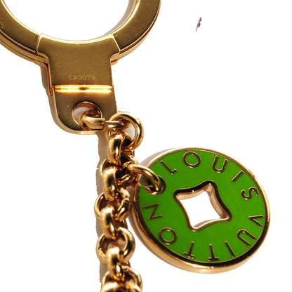 Louis Vuitton Monogram Multicolor Looping Chain Key Ring 3 of 4