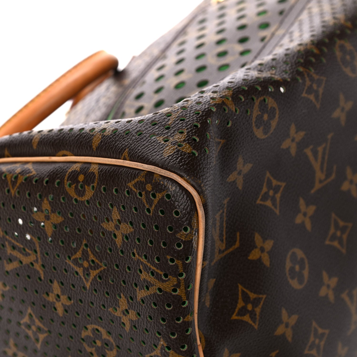 Louis Vuitton Monogram Perforated Speedy 30 Green 7 of 25