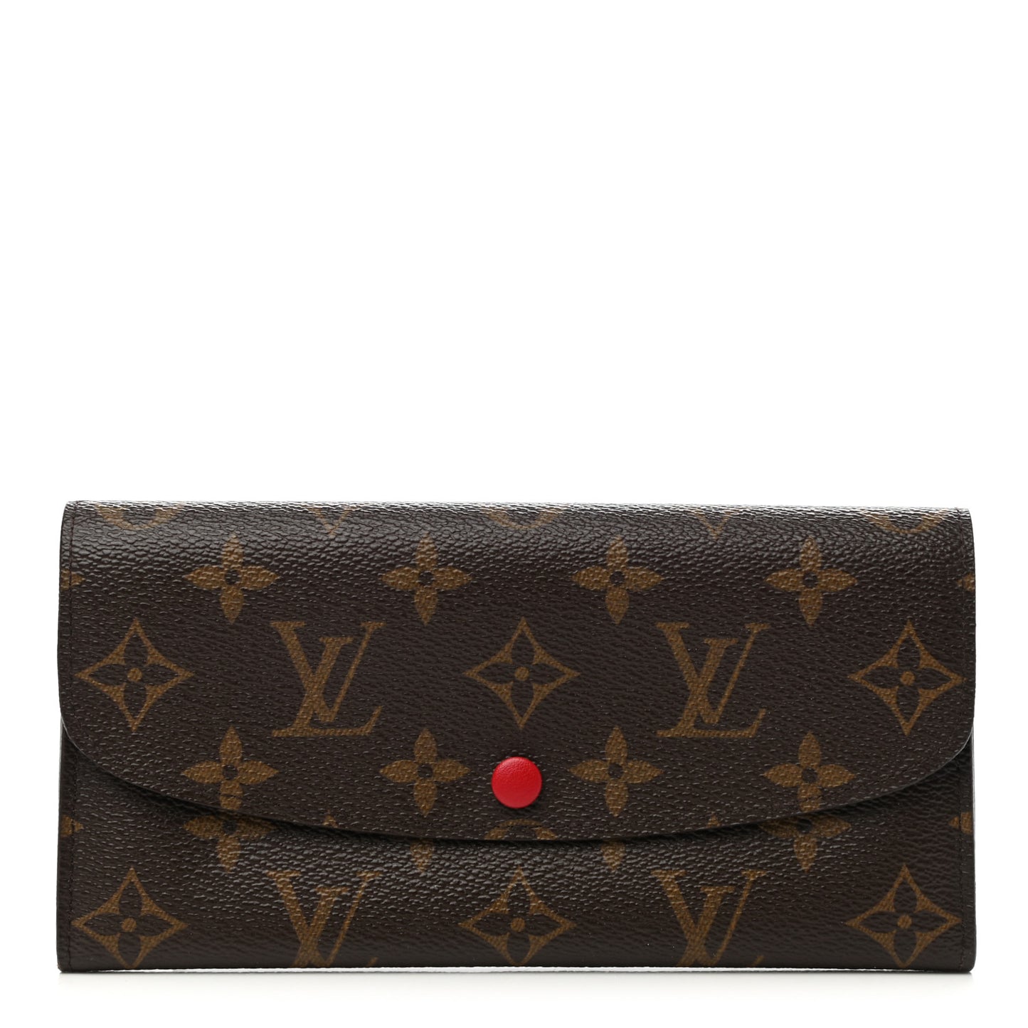 Monogram Emilie Wallet Red