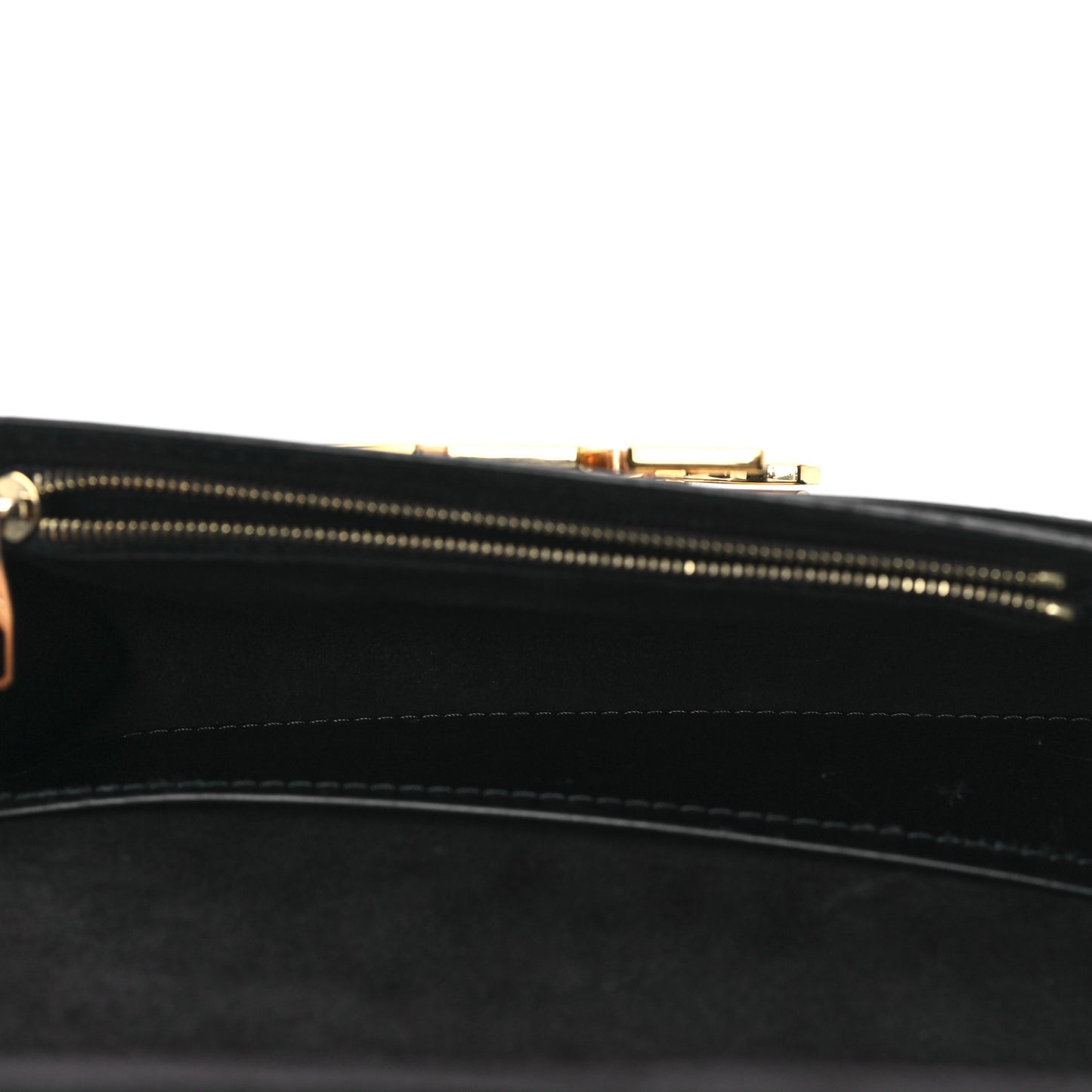 Calfskin Chain Louise MM Black