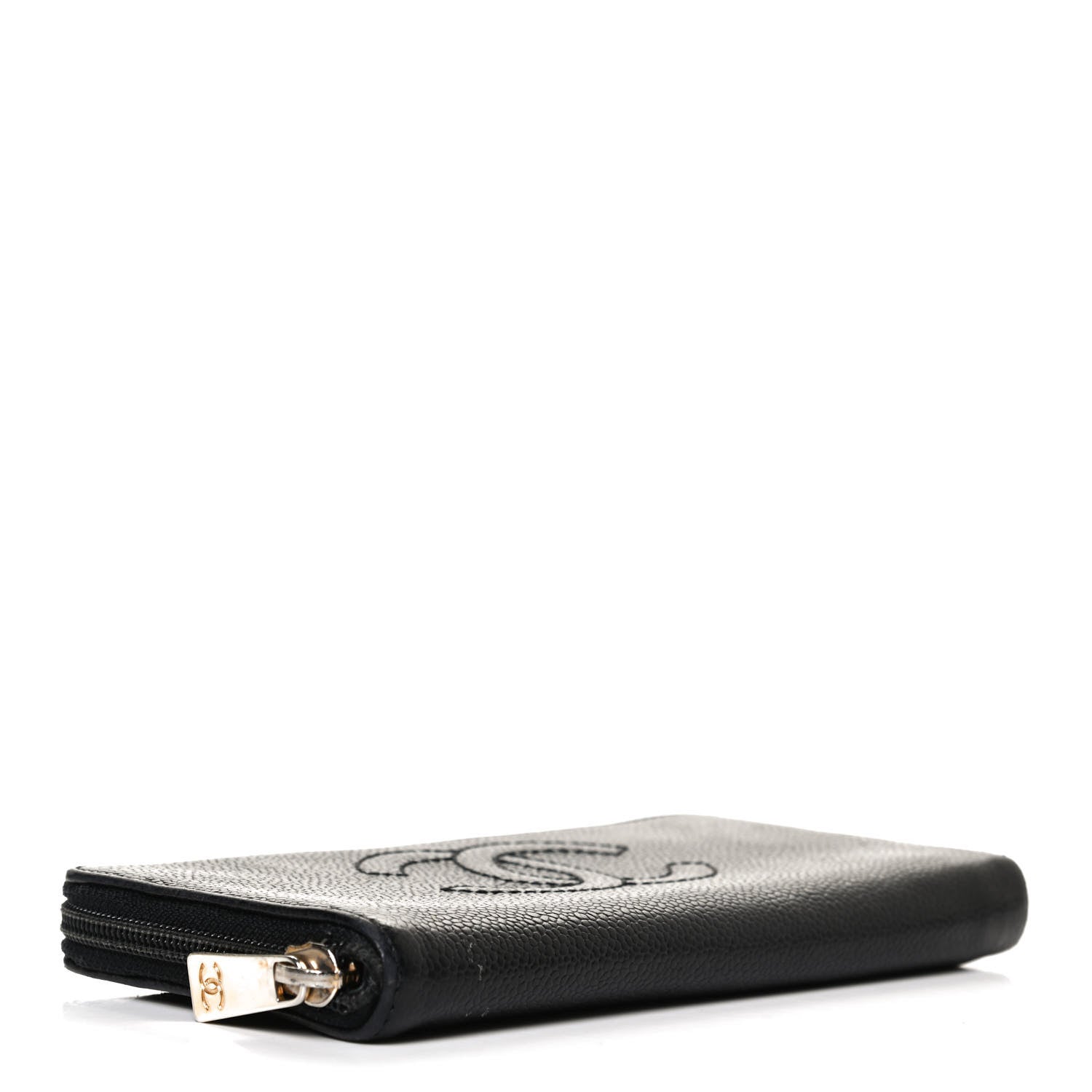 Chanel Caviar Large Timeless CC Zip Around Wallet Black 4 of 16