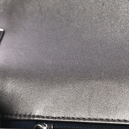 Chanel Lambskin Embossed New Medium Boy Cube Flap Grey 13 of 14