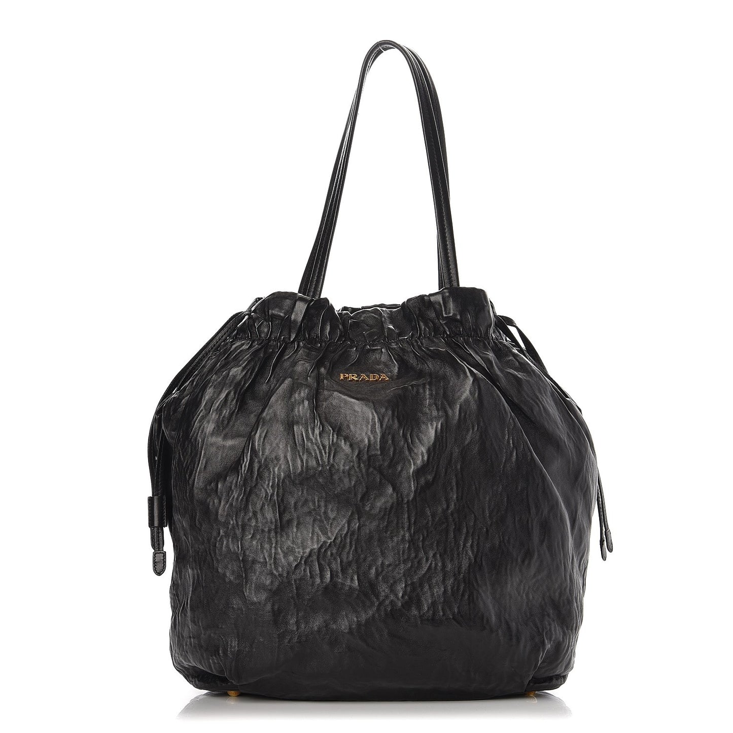 Nappa Antique Shoulder Bag Black