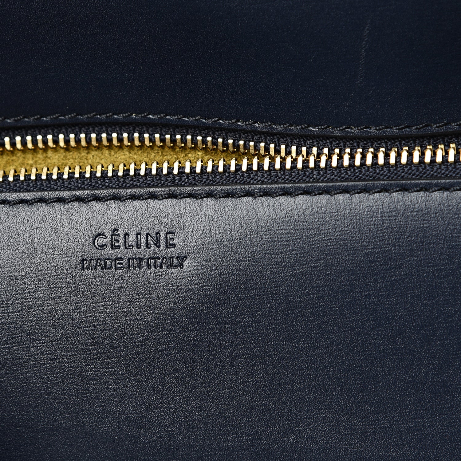 Celine Smooth Calfskin Small Tie Knot Tote Midnight 5 of 13