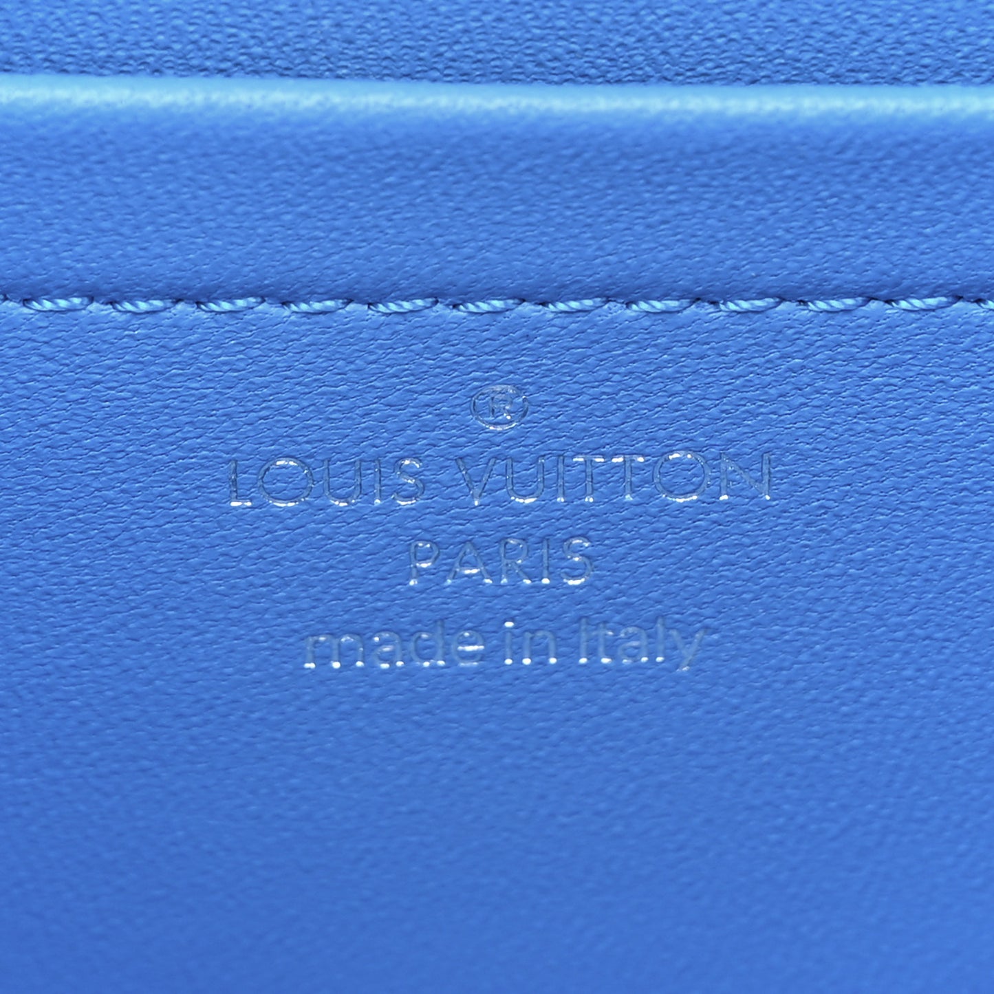 Epi Bleecker Box Indigo Coquelicot