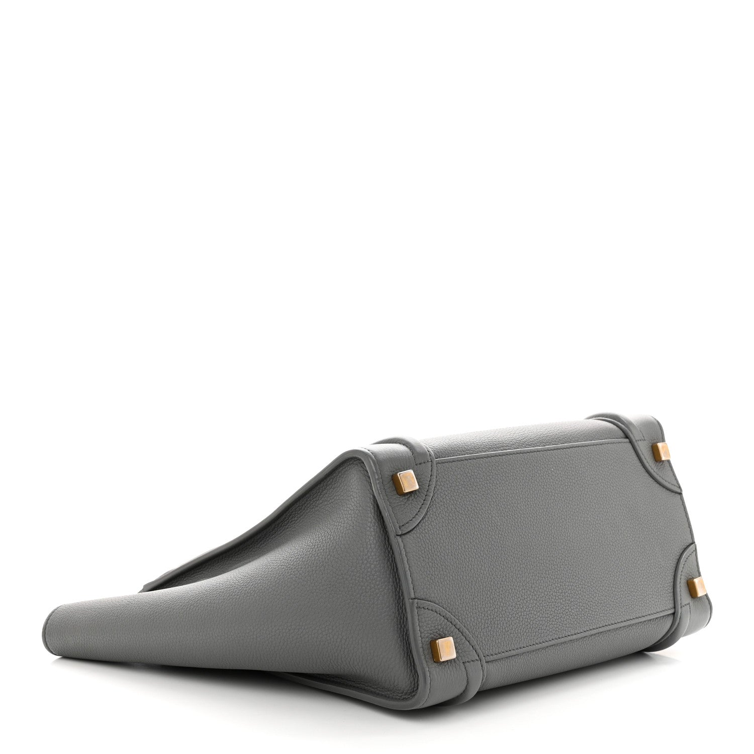 Celine Baby Drummed Calfskin Micro Luggage Kohl 4 of 18