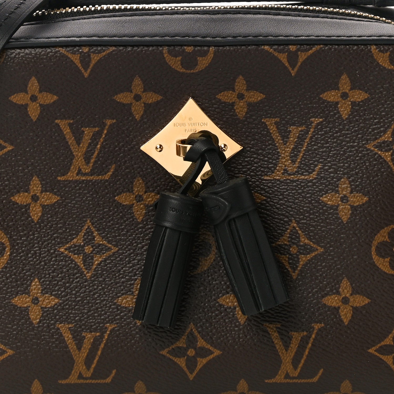 Louis Vuitton Monogram Saintonge Black 7 of 9